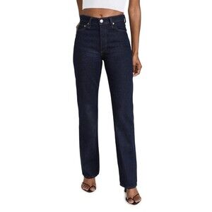 Rag & Bone Alex High Rise Straight Jeans Women's 28  Dark Wash EUC